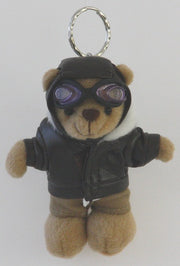 Pilotenbär Schlüsselanhänger