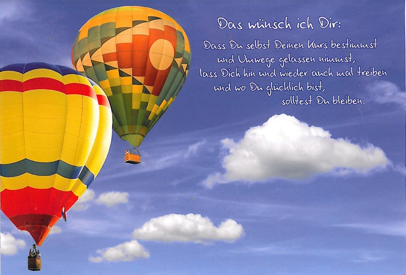 Grußkarte: Das wünsch ich dir