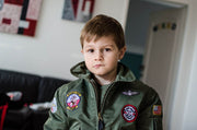 Fliegerjacke für Kinder Green