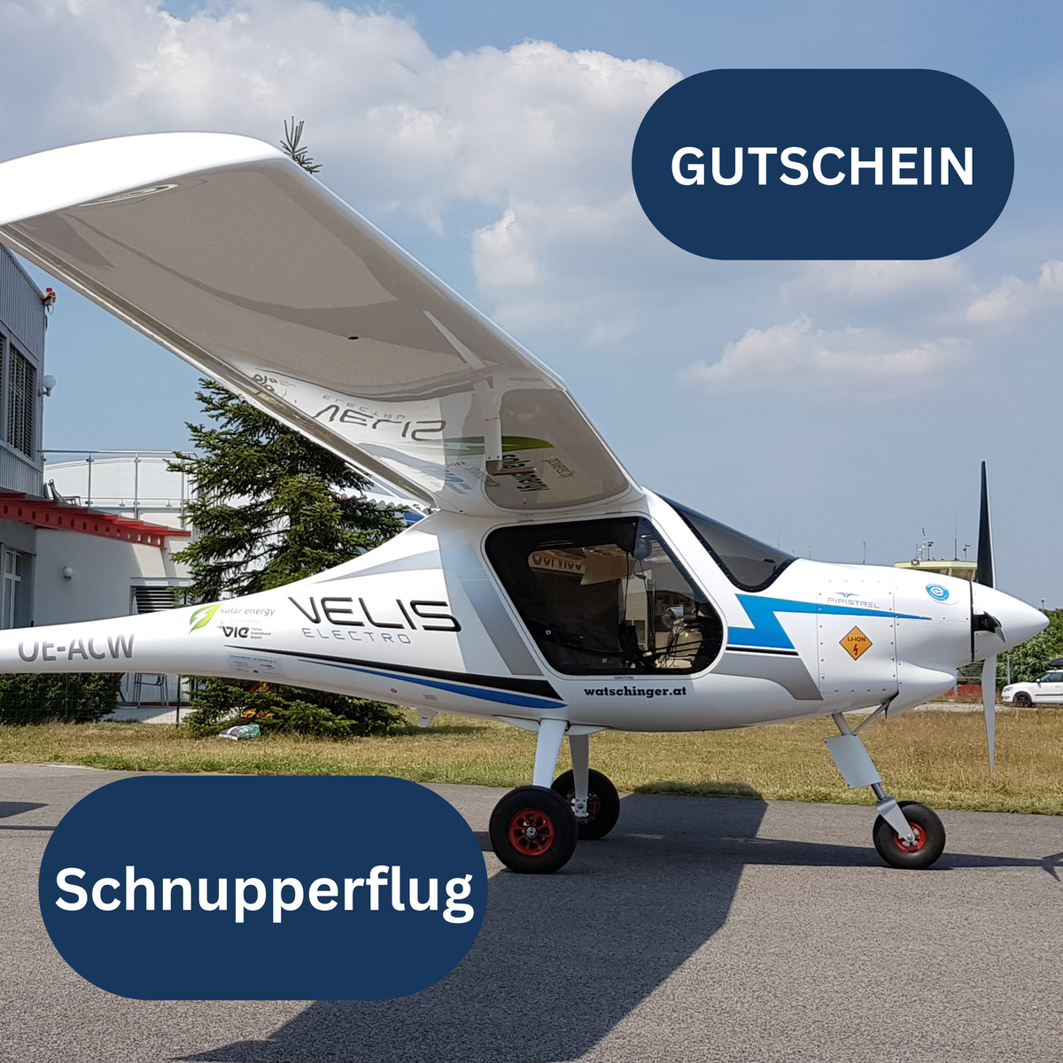 Gutschein Schnupperflug Elektro