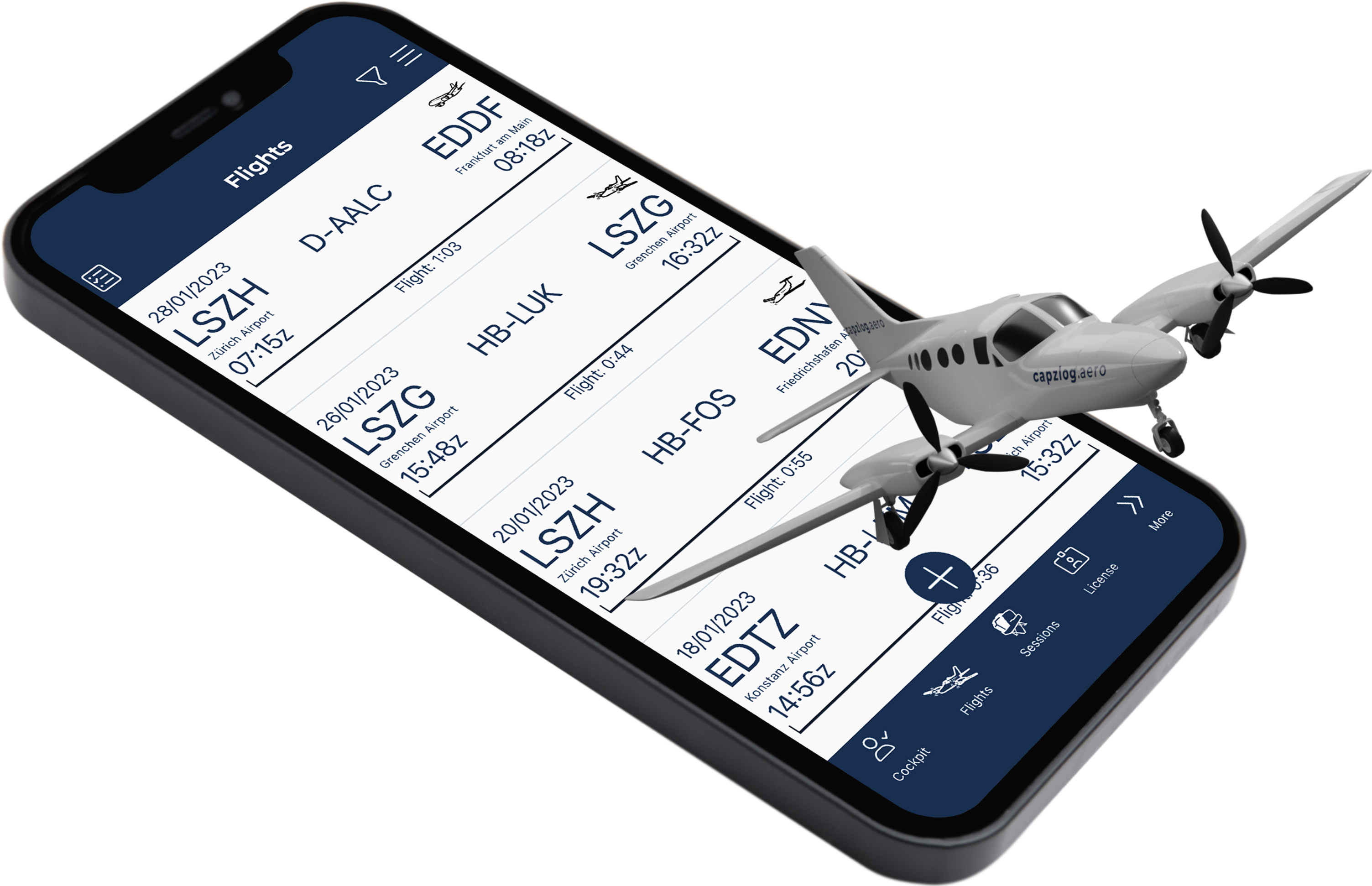 capzlog.aero - Das digitale Flugbuch