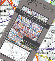 Sichtflugkarte Deutschland Süd 2026 - ROGERS DATA