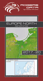 Flugplatzkarte Europa Nord - ROGERS DATA