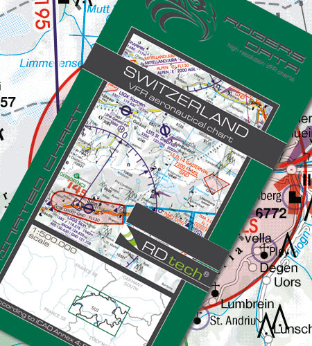 Sichtflugkarte Schweiz 2026-ROGERS DATA