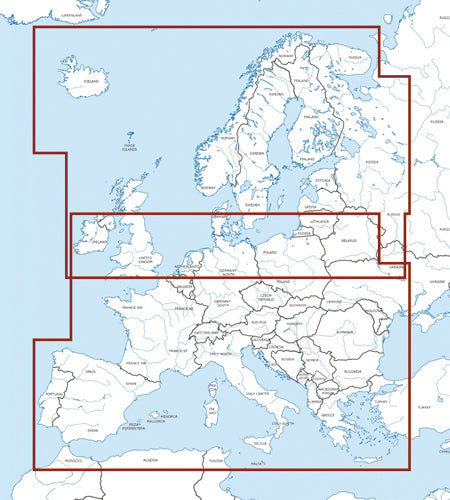 Flugplatzkarte Europa Nord - ROGERS DATA