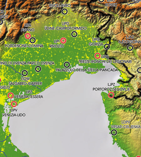 Flugplatzkarte Europa Nord - ROGERS DATA