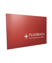 Drohnenflugbuch rot