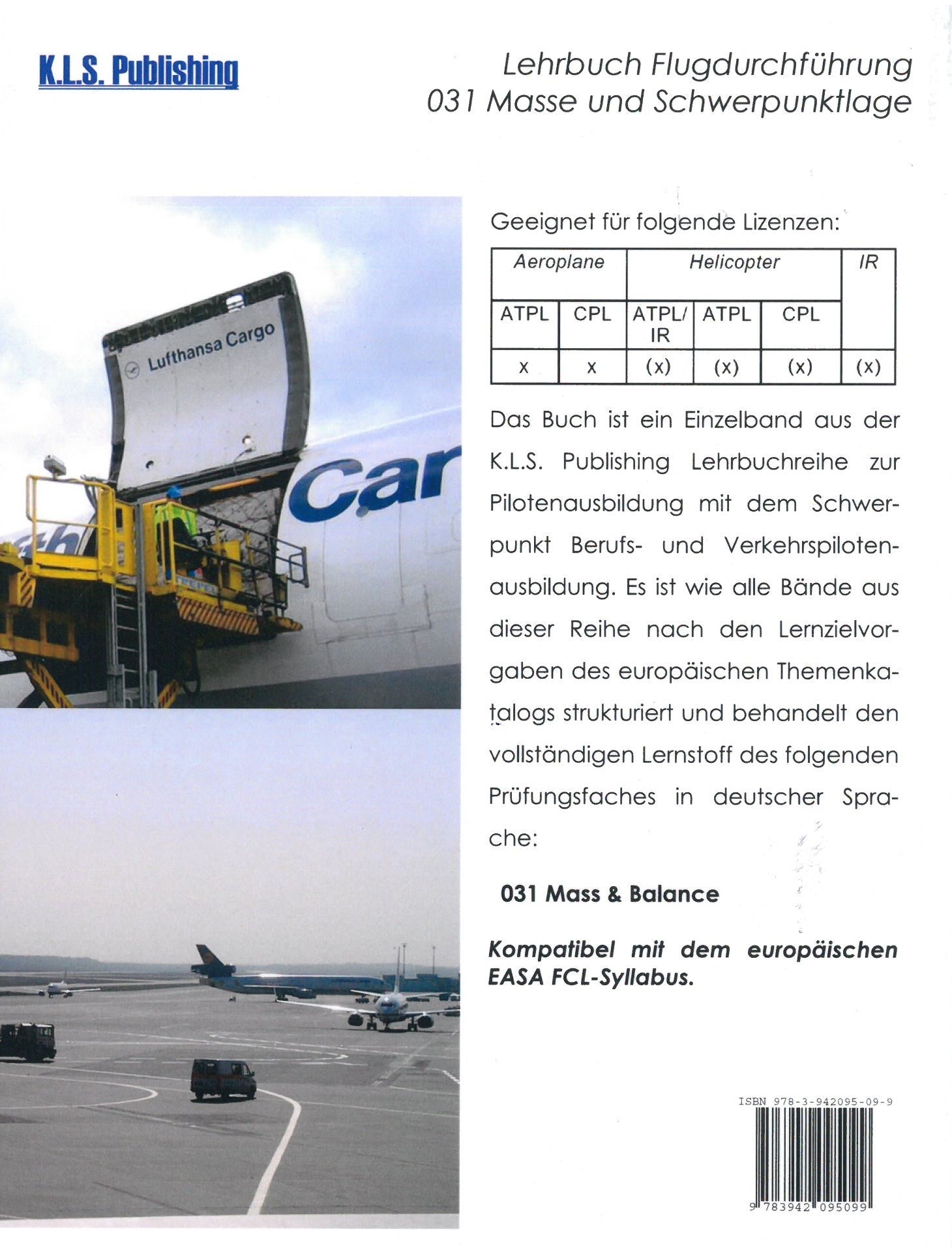 Flugdurchführung Masse und Schwerpunktlage