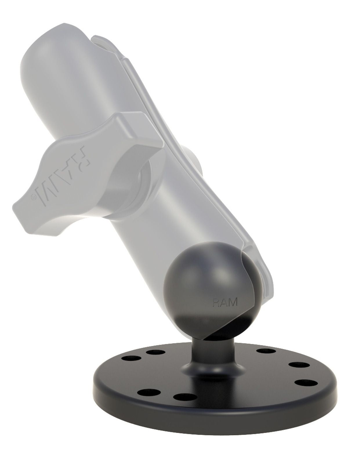 RAM MOUNTS Basisplatte rund, B-Kugel