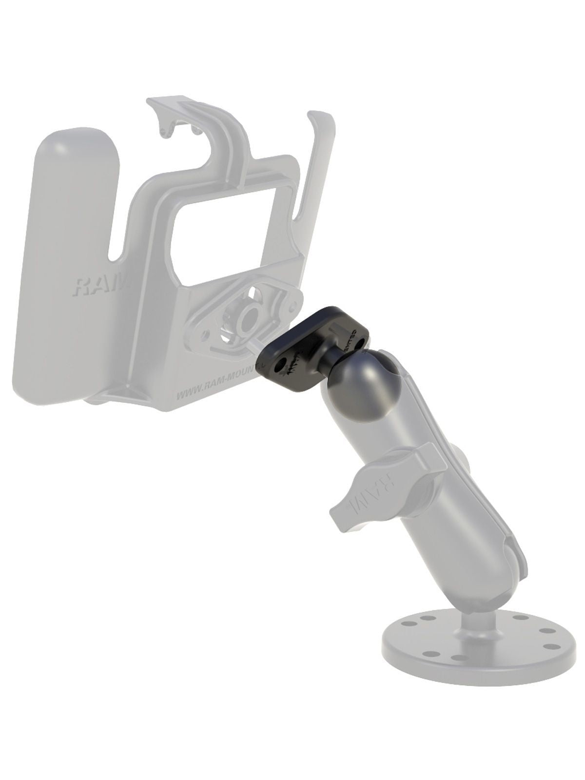 RAM MOUNTS Basisplatte Trapez, B-Kugel