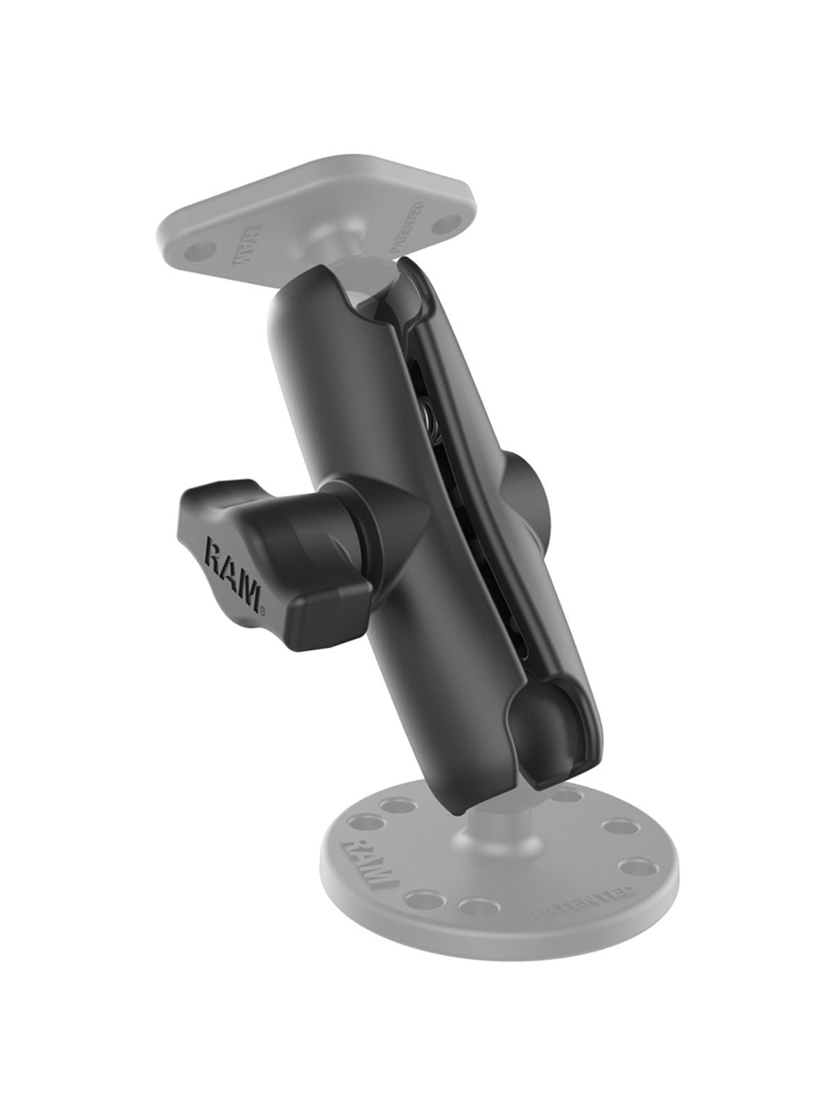 RAM MOUNTS Basisplatte quadratisch, B-Kugel RAM-B-202U-2525