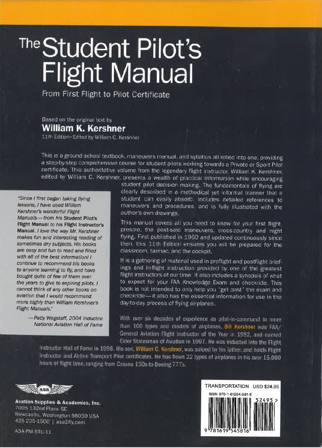 The Student Pilots Flight Manual - ASA