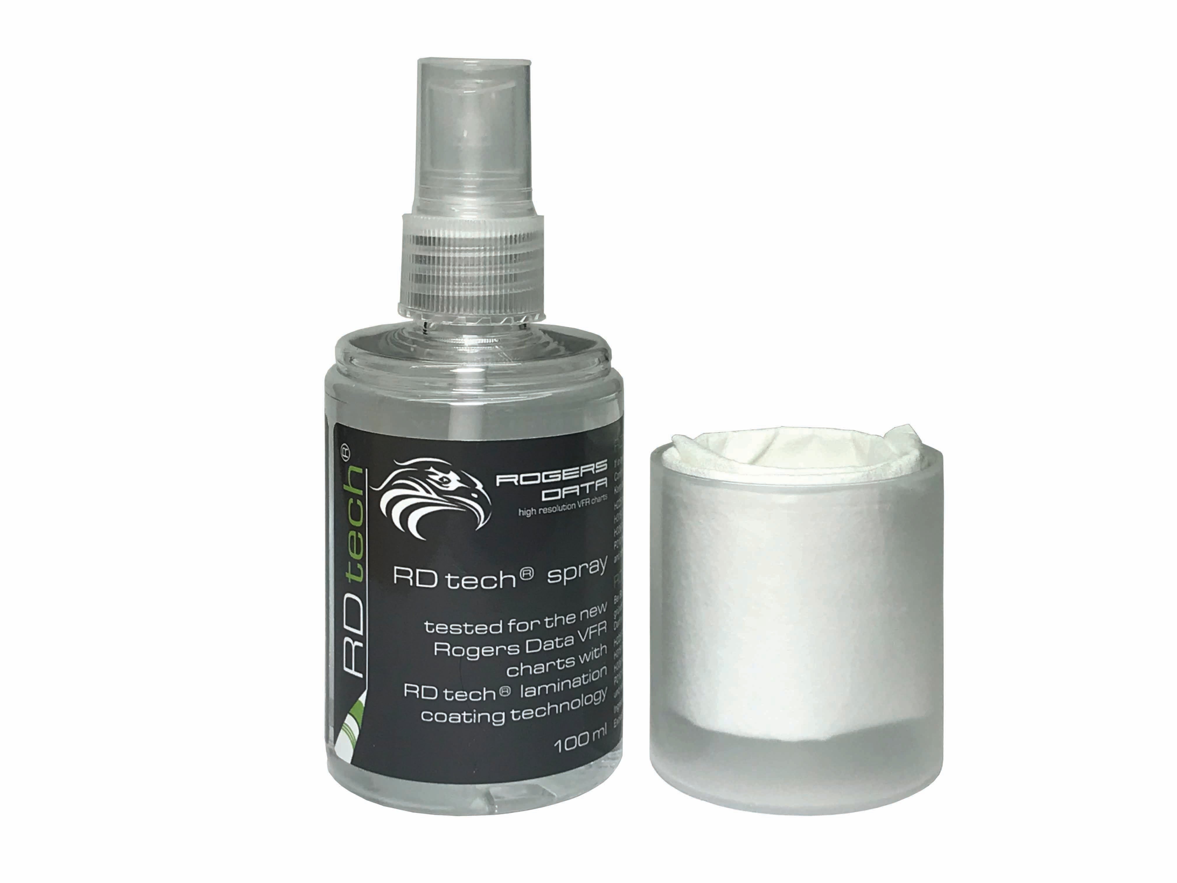 Reinigungsspray für Rogers Data VFR Karten