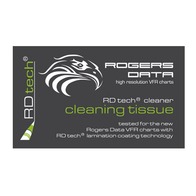 Reinigungstücher für Rogers Data VFR Karten