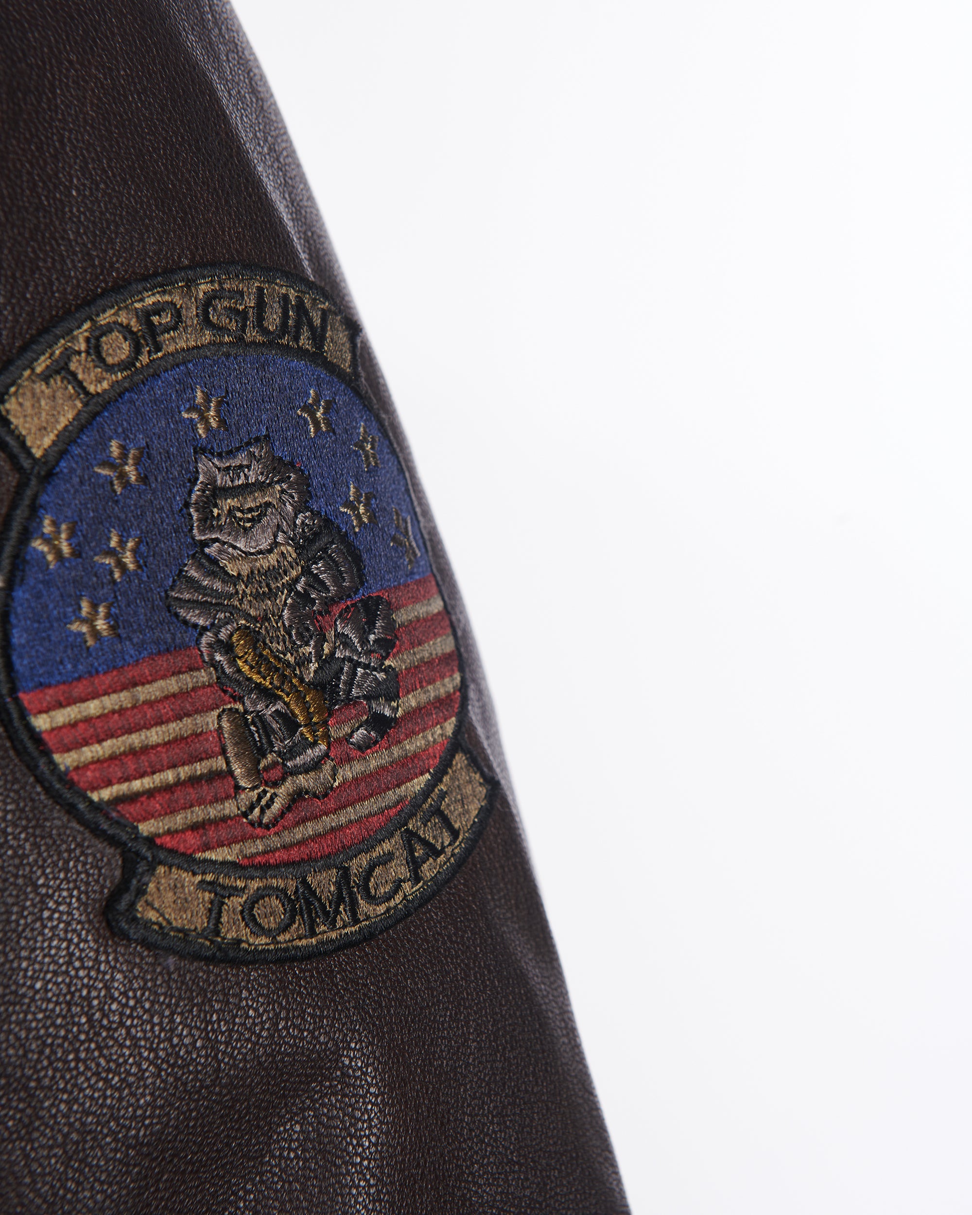 Top Gun Seabees Lederjacke