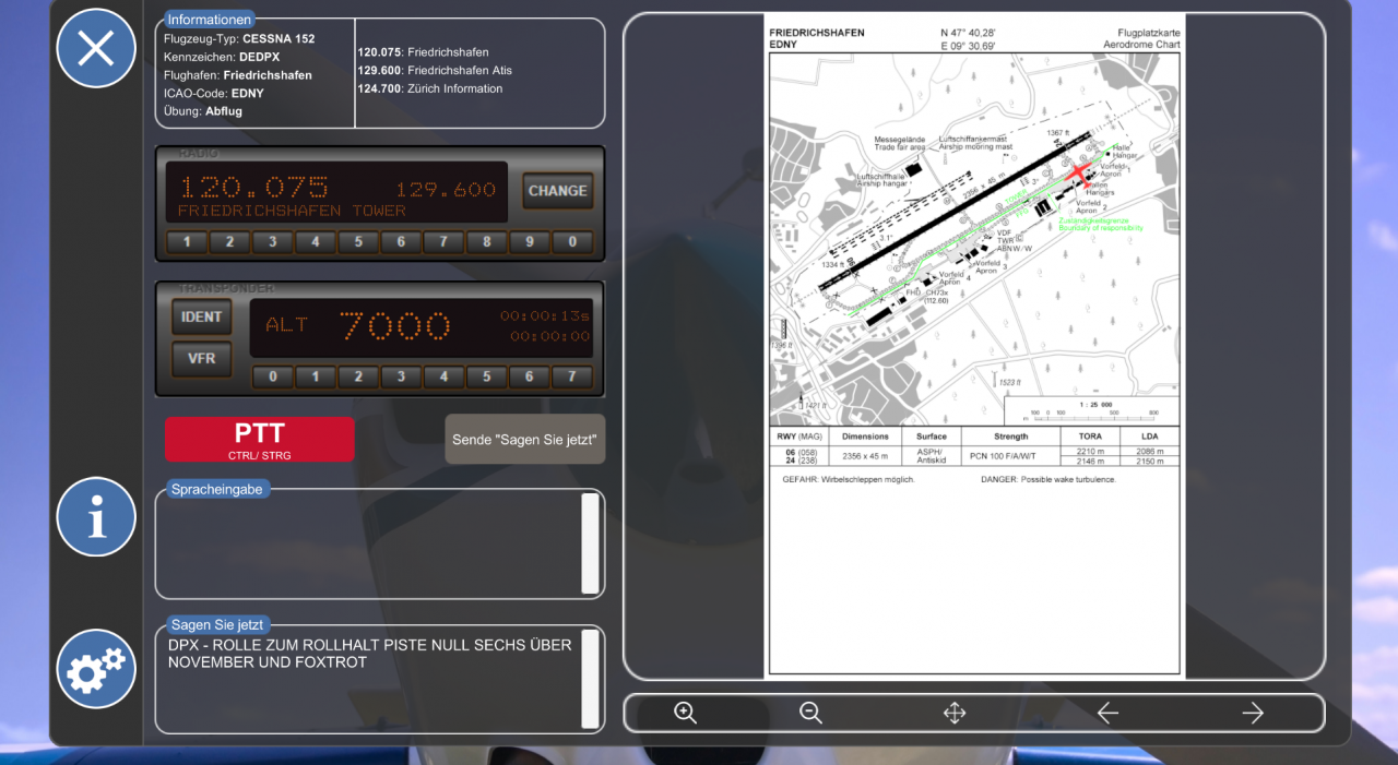 VFR Sprechfunksimulator (Download-Version)