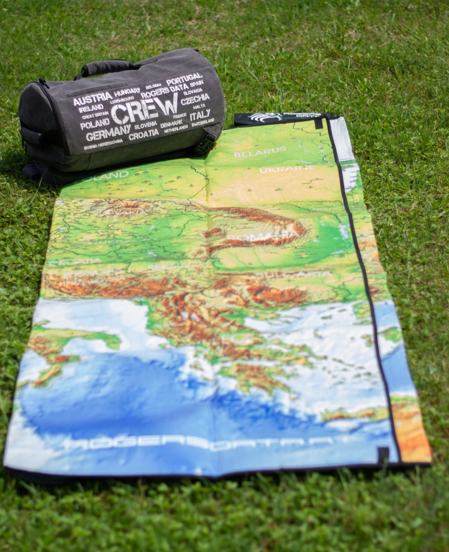 Sporttasche/Rucksack + Picknickdecke