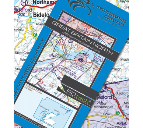 Sichtflugkarte Großbritannien Nord 2023-ROGERS DATA