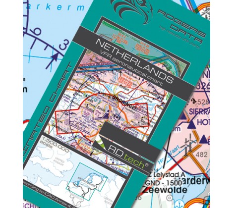 Sichtflugkarte Niederlande 2023- ROGERS DATA