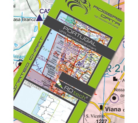 Sichtflugkarte Portugal 2024-ROGERS DATA