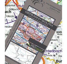 Sichtflugkarte Deutschland Süd 2023 - ROGERS DATA