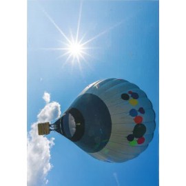 Grußkarte: Heißluftballon