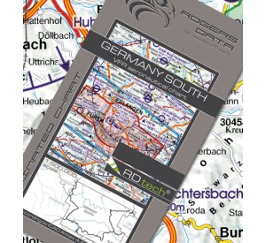 Sichtflugkarte Deutschland Süd 2023 - ROGERS DATA